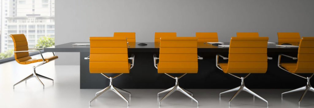 Boardroom with armchairs SBS management