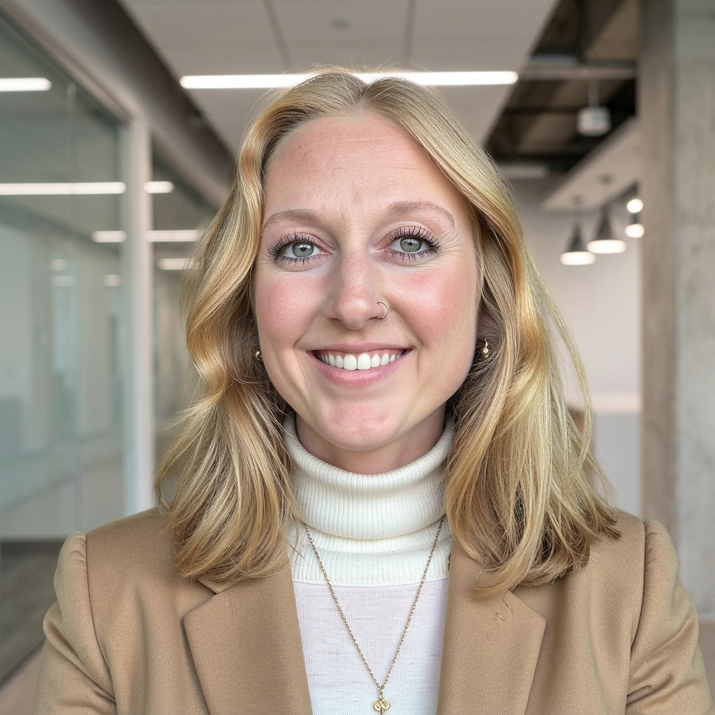 hannah seeley communications manager professional headshot